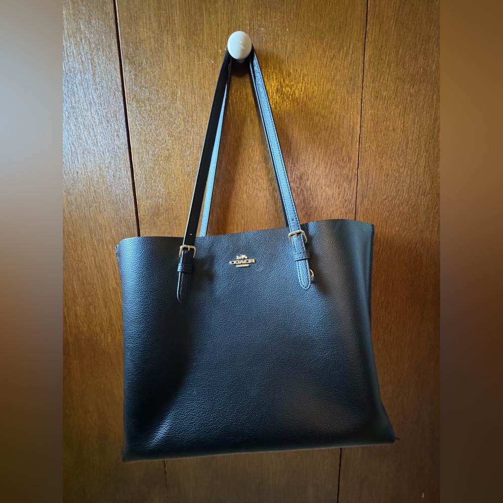 Coach Black Mollie Tote Bag